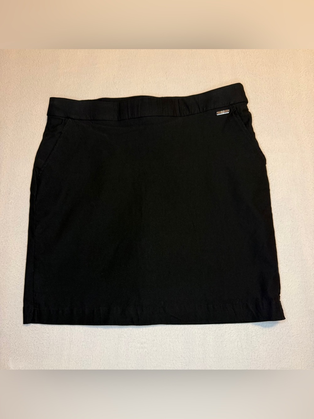 Rafaella Black Skort Pockets Golf Tennis Prep medium
